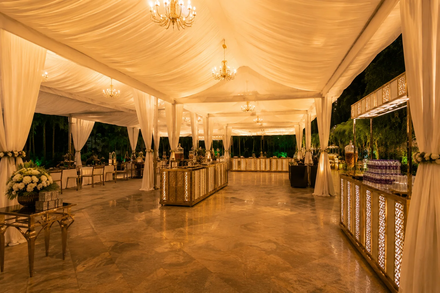 Anandham Catters Grand Hall Setup